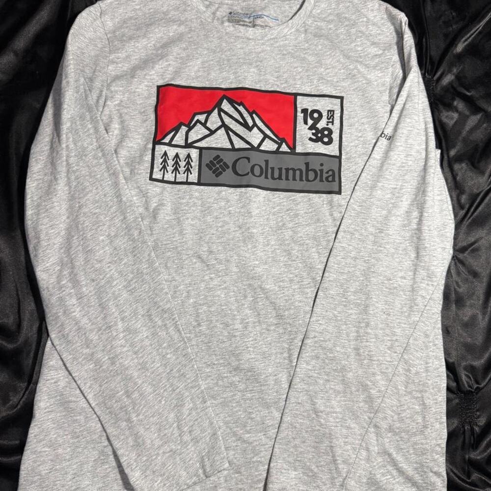 Columbia sportswear gray long sleeve